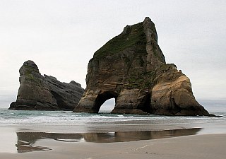 Wharariki Beach