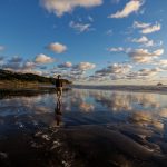 Sonnenuntergang Muriwai Beach