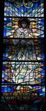 Bemerkenswertes Kirchenfenster in der Christchurch Cathedral Fenster christchurch_cathedral