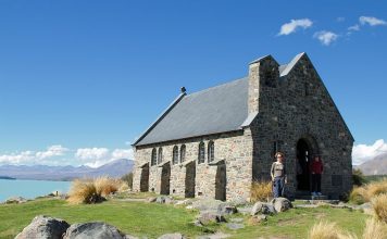 Die Kirche des Guten Hirten am Lake Tekapo / Canterbury Church of the God Shepard