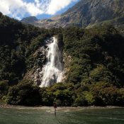 Wasserfall am Milford Sound