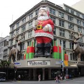 Weihnachtsstimmung in Auckland (Queensstreet)