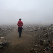 Nebel beim Tongariro