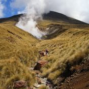 Abstieg am Tongariro