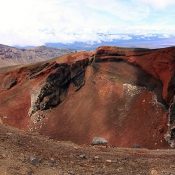 Tongariro-Crossing. Red Crater - Panorama
