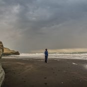 Abendspaziergang am Waverley Beach